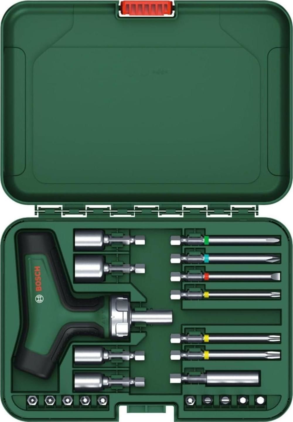 Bosch T Tipi Cırcırlı Tornavida Seti 22 Parça - 1600A02Z9T