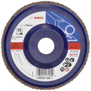 Bosch x551 Exm Düz Plastik Flap Disk 40 Kum 125 Mm - 2608607365