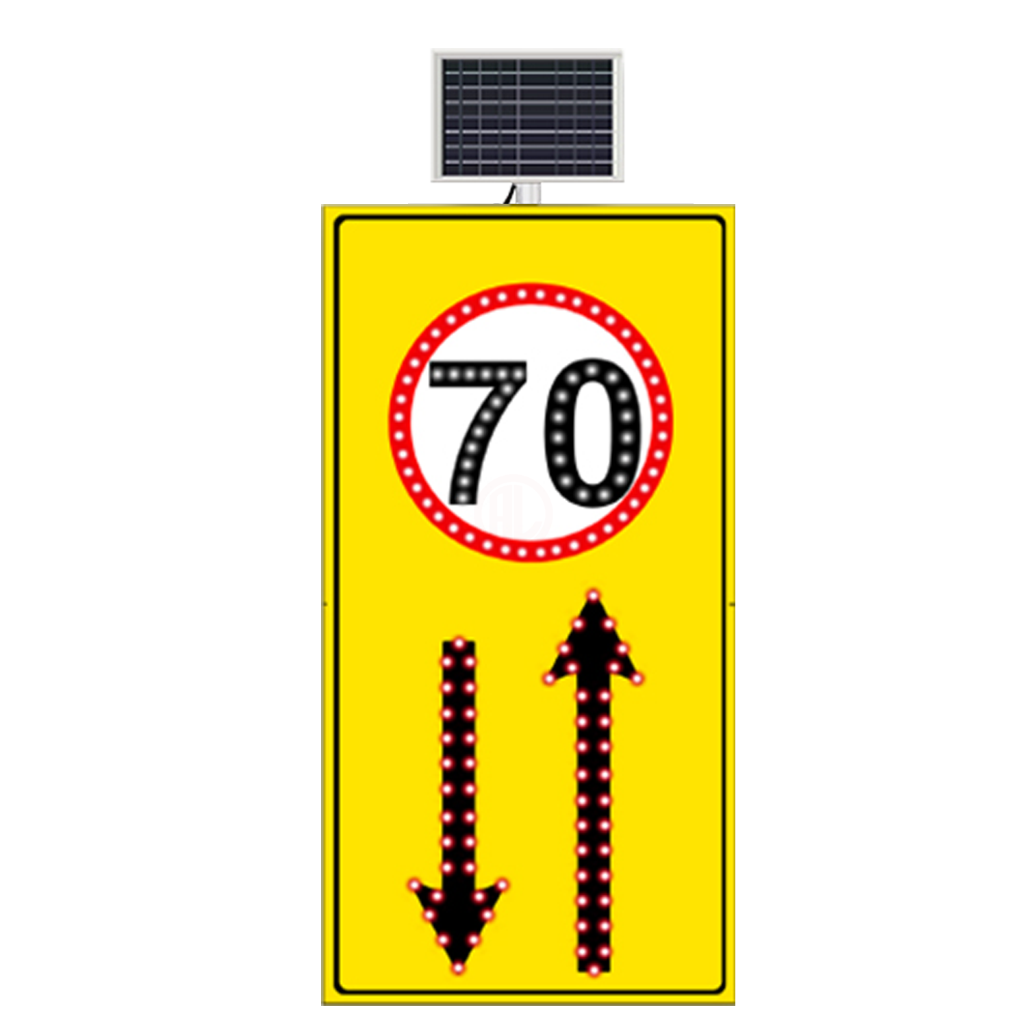 MFK Plastik Hız Limiti 70 Km Geliş Gidiş Yol 100x204 Cm - MFK9656