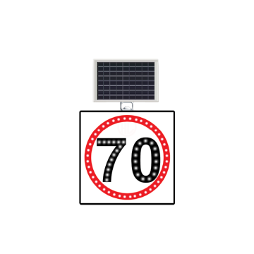 MFK Plastik Hız Limiti 70 Km Levhası 60x60 Cm - MFK9619