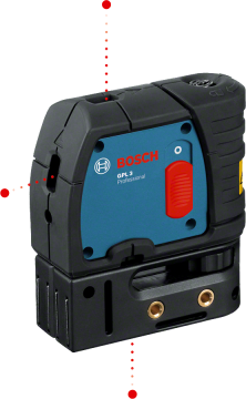 Bosch GPL 3 3 NOKTALI NOKTASAL HİZALAMA LAZERİ - 0601066100
