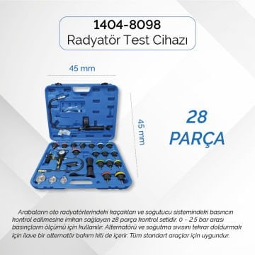 Brio Radyatör Test Cihazı 27 Parça