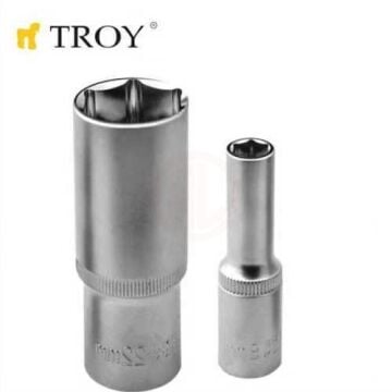 Troy 26116 1/2 İnç Lokma (Ölçü 21mm-Ø27,5mm-Uzunluk 77mm)