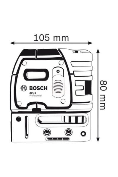 Bosch Gpl 5 5 Noktalı Noktasal Hizalama Lazeri - 0601066200