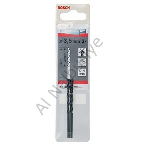 Bosch Hss-R Metal Matkap Uç 3.5X70 Mm 2 Li Paket - 2608596790