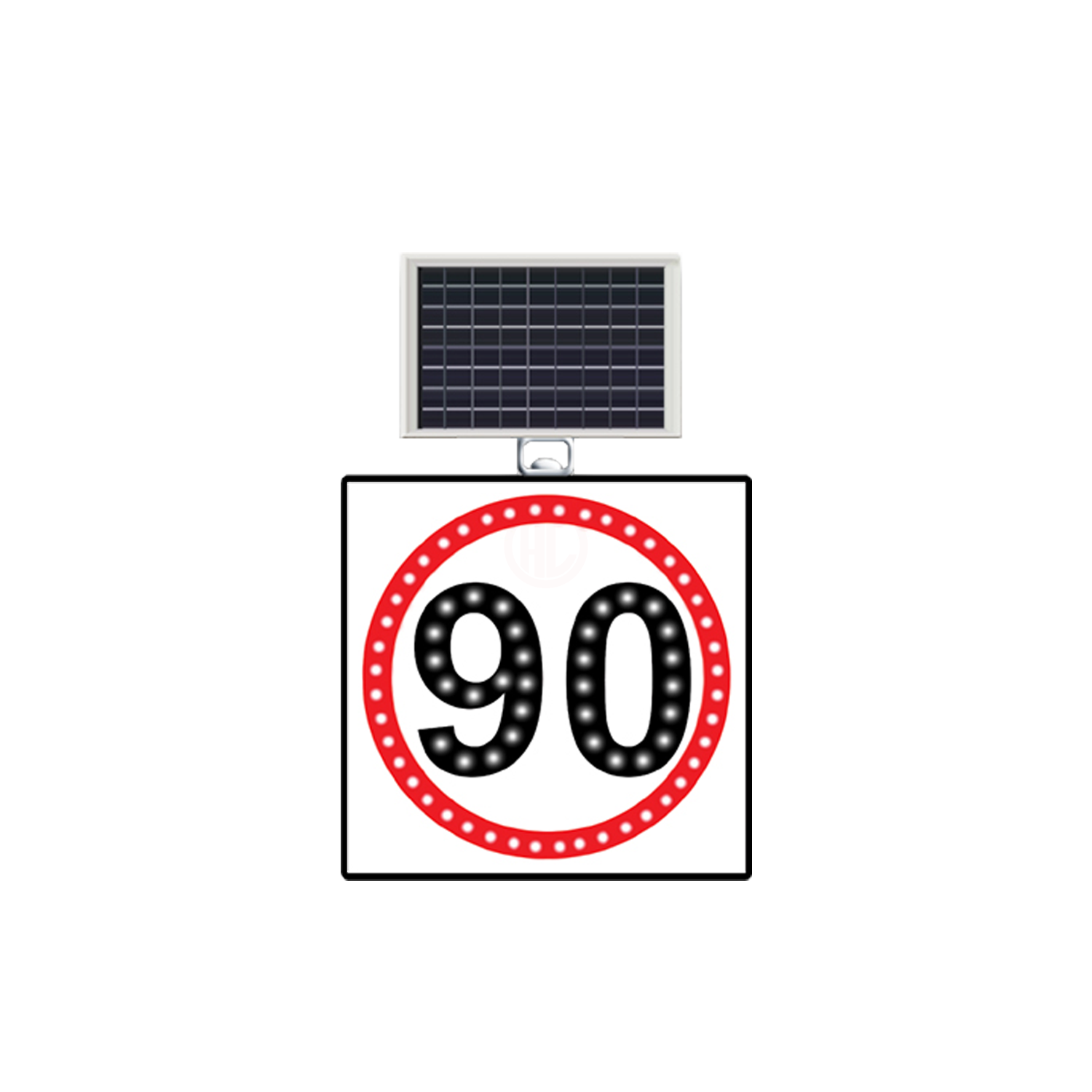 MFK Plastik Hız Limiti 90 Km Levhası 60x60 Cm - MFK9620