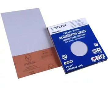 Nikon Alüminyum Oksit Çok Amaçlı Kuru Su Zımparası 180 Kum (Nık180A)