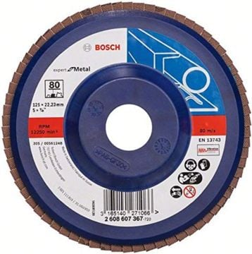 Bosch x551 Exm Düz Plastik Flap Disk 80 Kum 125 Mm - 2608607367