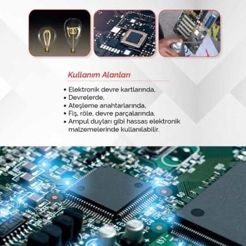 Brio Elektronik Kart Devre Soket Kablo Oksit Temizleyici Sprey 200 Ml Yağsız 2'li Paket