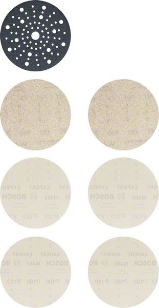 Bosch Ağ Zımpara Expert M480 Set Ø150 mm (7 Parça) - 2608901203