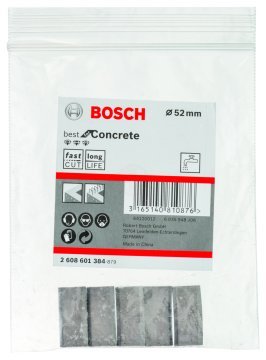 Bosch Elmas Karot Uçları İçin Segman Best For Concert Ø52 mm (5 Adet) - 2608601384