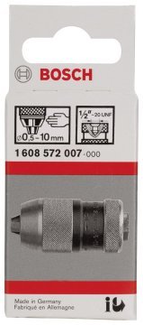 Bosch Anahtarsız Mandren 1/2 İnç - 20 UNF Ø0,5-10 mm - 1608572007