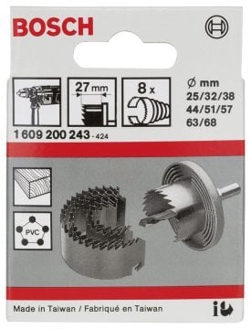 Bosch Delik Açma Testeresi Ahşap Set (8 Parça) - 1609200243