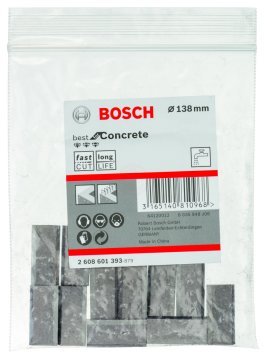 Bosch Elmas Karot Uçları İçin Segman Best For Concert Ø138 mm (11 Adet) - 2608601393