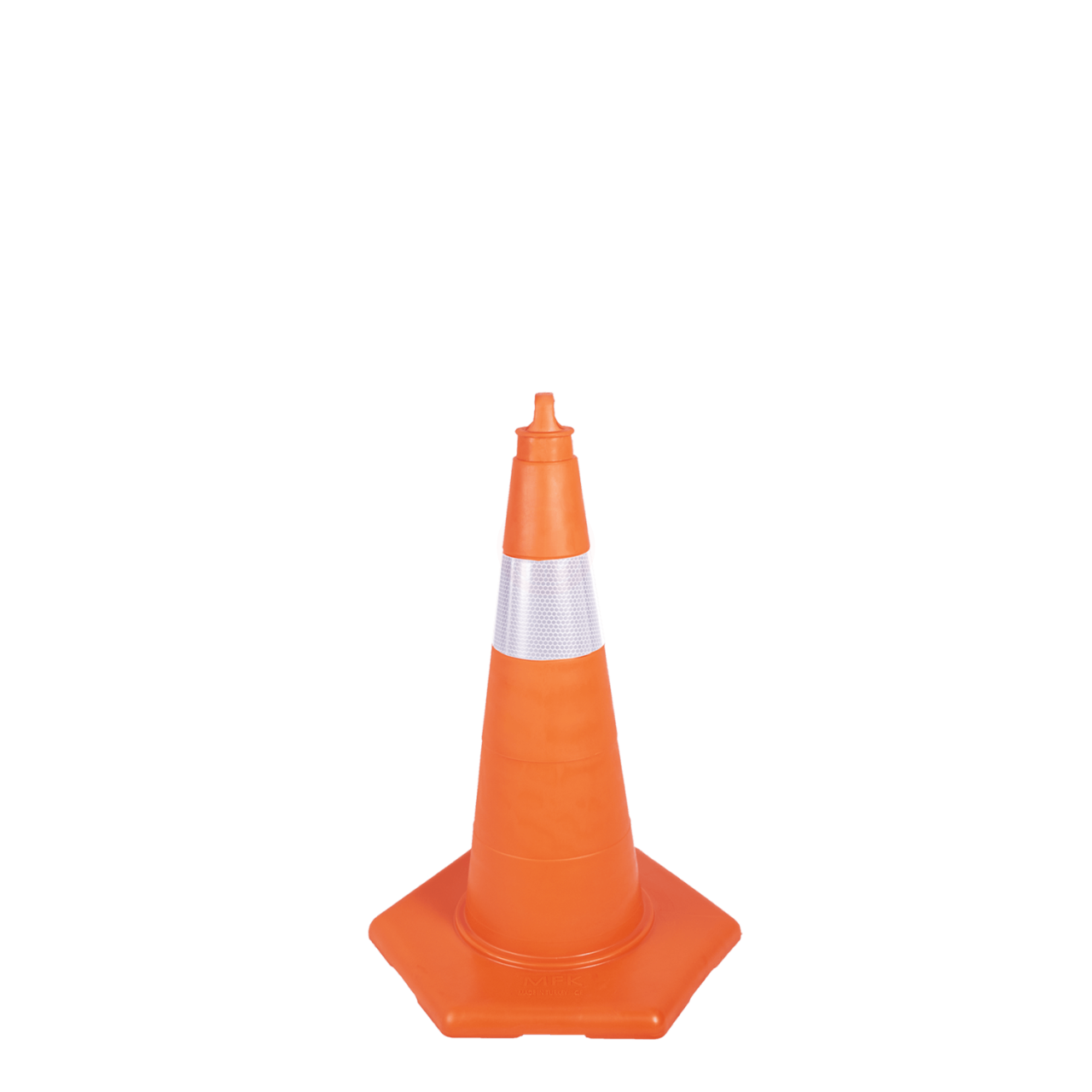 MFK Plastik Pvc Koni 52 Cm 1,25 Kg Turuncu Tek Reflektifli - MFK3152