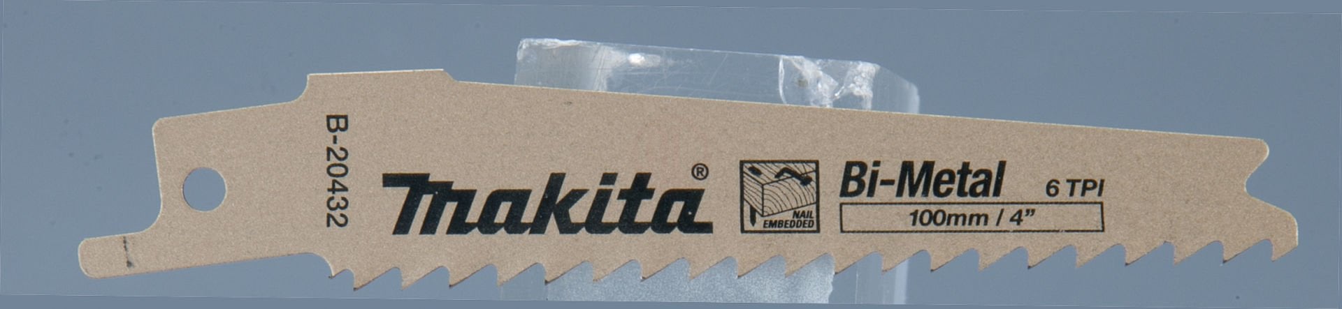 Makita Bi-Metal Kılıç Testere Bıçağı 100 mm (Çivili Ahşap) (B-20432)