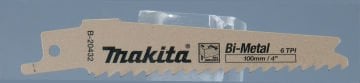 Makita Bi-Metal Kılıç Testere Bıçağı 100 mm (Çivili Ahşap) (B-20432)