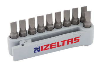 İzeltaş Düz Bits Uç Set 25 mm 0,6x4,5