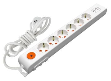 Mutlusan Altılı Usb Anaht. Top.Lı Grup Priz(Ç.K.)(3 Mt)