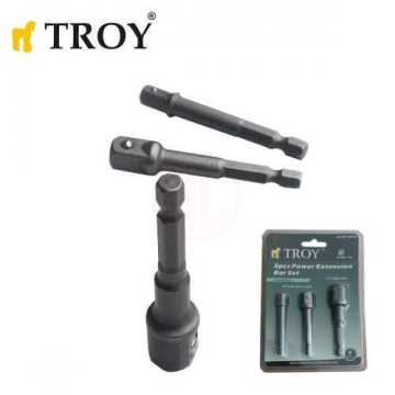 Troy 26132 Lokma Adaptör Seti, 3 Parça