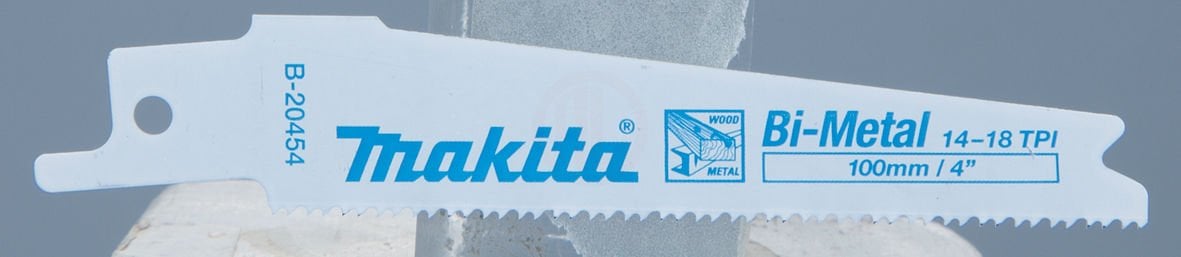 Makita Bi-Metal Kılıç Testere Bıçağı 100 mm (Kombin Kesim) (B-20454)