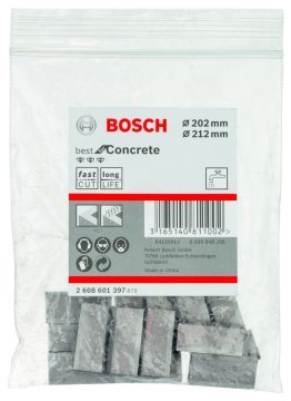 Bosch Elmas Karot Uçları İçin Segman Best For Concert Ø202-212 mm (14 Adet) - 2608601397