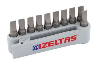 İzeltaş Düz Bits Uç Set 25 mm 1,2x6,5