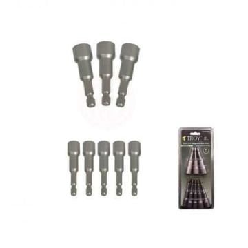 Troy 26133 Mıknatıslı Lokma Adaptör Seti, 8 Parça