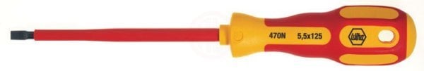 Wiha 470N PROTURN 3K VDE İZOLELİ DÜZ TORNAVİDA 8x175 MM - WIH470N8.0-175