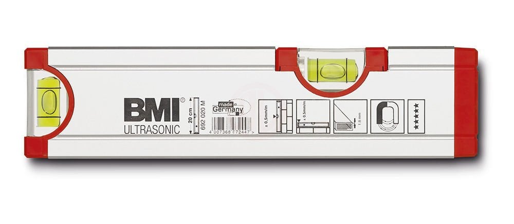Bmi 692 Ultrasonıc Mıknatıslı Su Terazisi 20 Cm