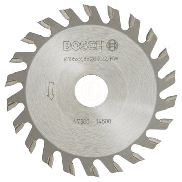 Bosch Kesici Bıçak 20x2,8 mm 22 Diş (GUF 4-22 A) - 3608641002