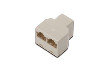 Assmann Cat.5E Adaptör (Coupler), Zırhsız/Unshielded, 1 X Rj45 Dişi 2 X Rj45 Dişi