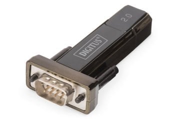 Assmann Digitus Usb 2.0 Rs232 (Seri) Çevirici, Usb A Erkek - Db9 Erkek, Usb Uzatma Kablosu Dahil