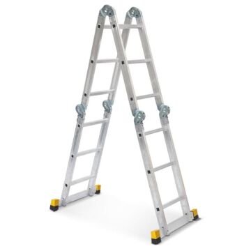 MHT Skypratix Fonksiyonel Aluminyum Katlanır Merdiven 4X3