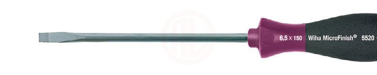 Wiha 520MF DÜZ TORNAVİDA 8x175 MM - WIH520MF8.0-175