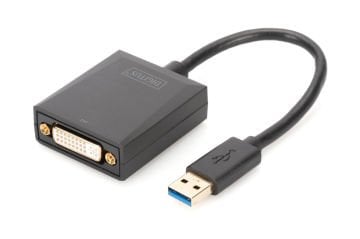 Assmann Digitus Usb 3.0 Dvı Çevirici Adaptör Giriş: 1 X Usb 3.0 Usb-A Erkek Çıkış: 1 X Dvı Dişi (Full Hd, 1080P) Plastik
