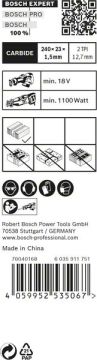 Bosch Panter Testere Bıçağı Expert HollowBrick S1543HM (10 Adet) - 2608900416