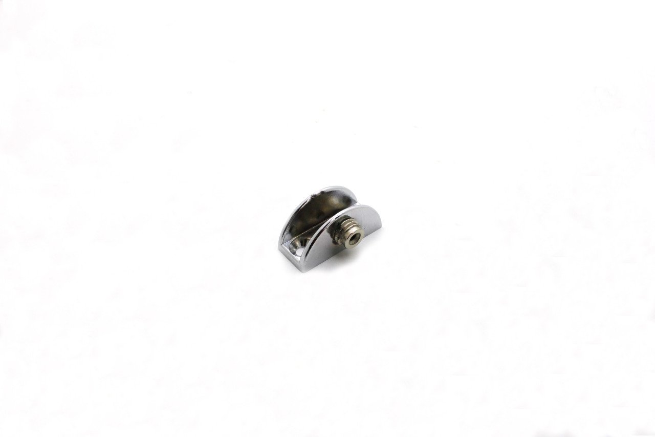 Ayder Metal Cam Tutucu Büyük Krom - A182351