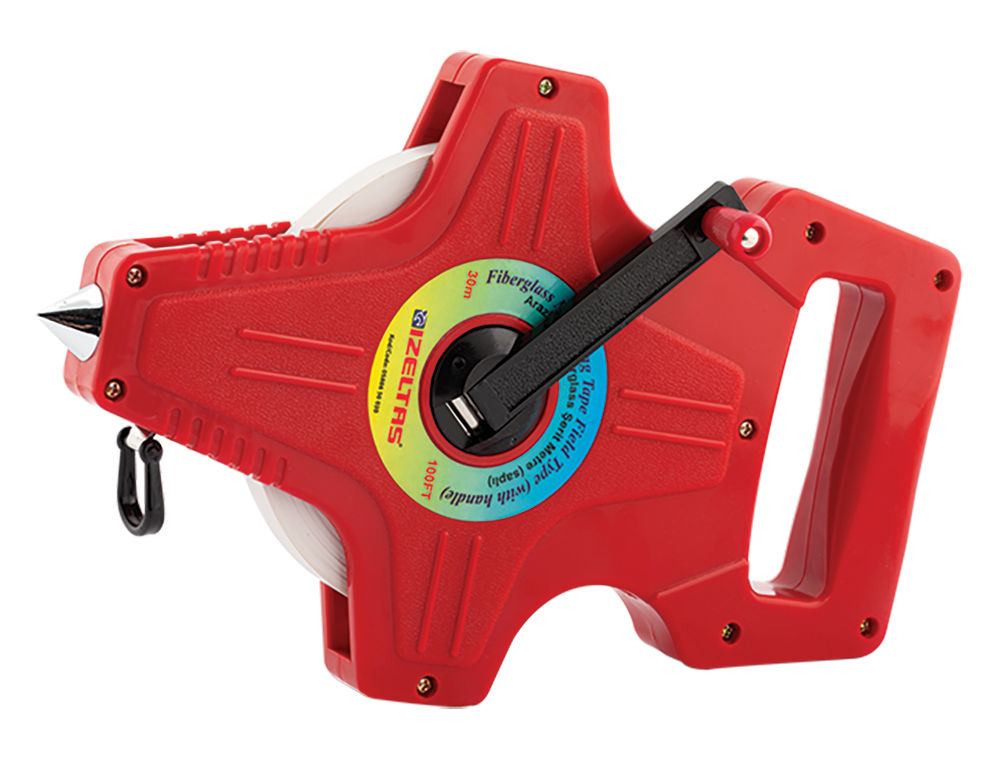 İzeltaş Arazi Tipi Fiberglas Şerit Metre Saplı