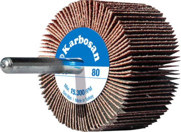 Karbosan Saplı Mop Zımpara 60x15 mm 60 Kum - KAR915535