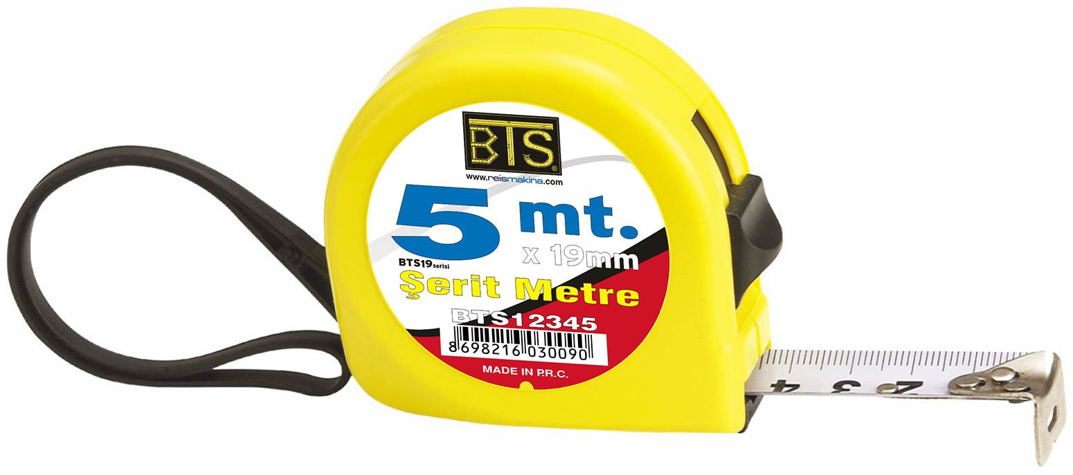 BTS Şerit Metre 19 Serisi 3 Mt 16 mm