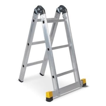 MHT Skypratix Fonksiyonel Aluminyum Kırmalı Katlanır Merdiven 2X4