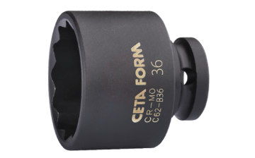 Ceta Form 1/2 İnç 12 Köşe (Yıldız) Havalı Lokma Anahtar 34 Mm