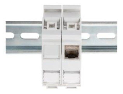 Assmann Digitus 1 X Keystone Modül İçin Dın-Ray Adaptörü, Ip20, Etiket Ve Toz Alanı Mevcut Digitus Dın-Rail Adapter Ip20 For Dıgıtus® Keystone Module