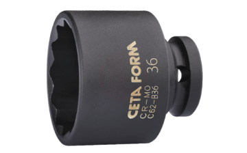 Ceta Form 1/2 İnç 12 Köşe (Yıldız) Havalı Lokma Anahtar 36 Mm