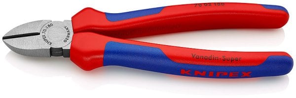 Knipex 70 02 YAN KESKİ 180 MM - KNI7002180
