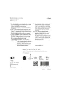 Bosch Sistem Aksesuarı / Expert Zımpara Tabanı ÇD-S 150 mm (GET75-150) - 2608900008
