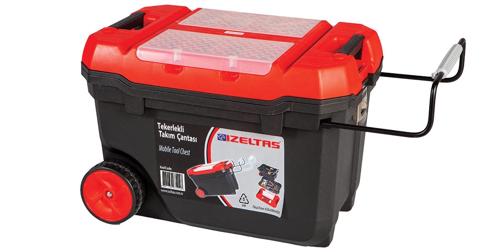 İzeltaş Plastik Takım Çantası 28 İnç Tekerlekli