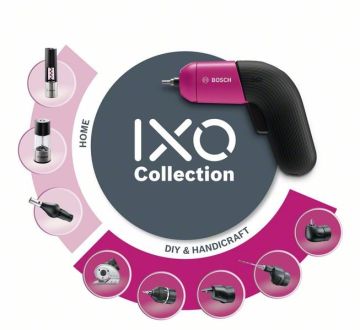 Bosch Akülü Vidalama Makinesi IXO 6 Colour Edition Pembe (Entegre Akü 1,5 Ah) - 06039C7002