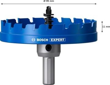 Bosch Delik Açma Testeresi Expert Carbide Metal 95 mm - 2608901448